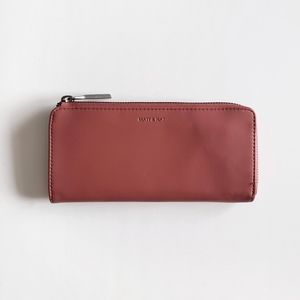 MATT & NAT Copper Rose Vegan Leather Zipper Wallet
